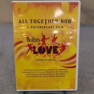 The Beatles All Together Now Cirque Du Soleil Love Documentary DVD